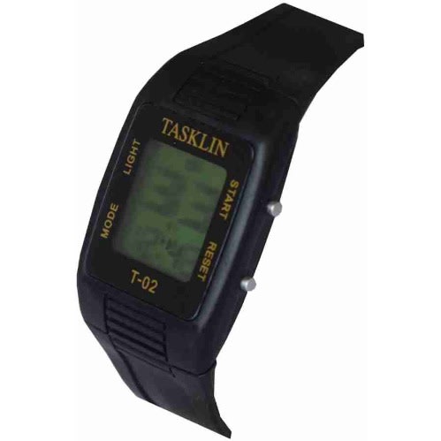 Teens Unisex Led Light Digital Watch- Black