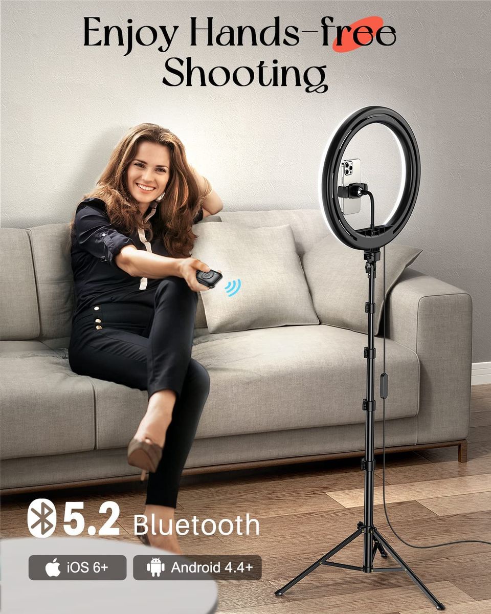 Ringlight - Tripod Ring Light - Ringlight With BT Remote