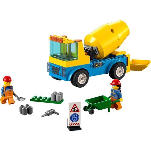 LEGO® City Cement Mixer Truck 60325 Building Kit; (85 Pcs)
