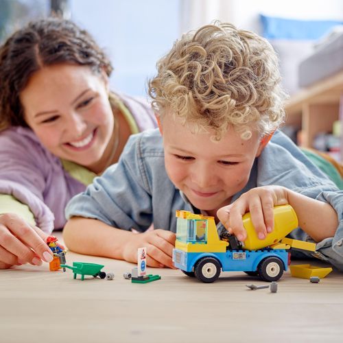 LEGO® City Cement Mixer Truck 60325 Building Kit; (85 Pcs)