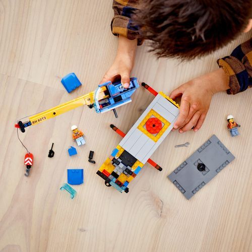 LEGO® City Mobile Crane 60324 Building Kit; 7+, (340 Pcs)