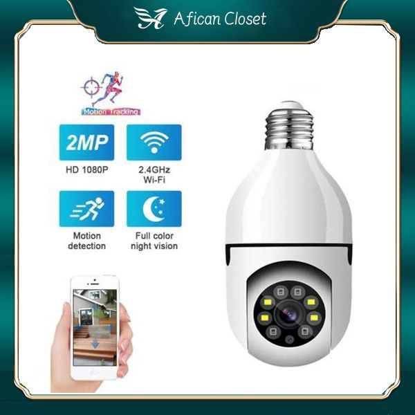 LKN53 1080p 360° HD Bulb Light Wireless WIFI Surveillance Camera