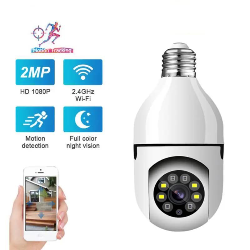 LKN53 1080p 360° HD Bulb Light Wireless WIFI Surveillance Camera