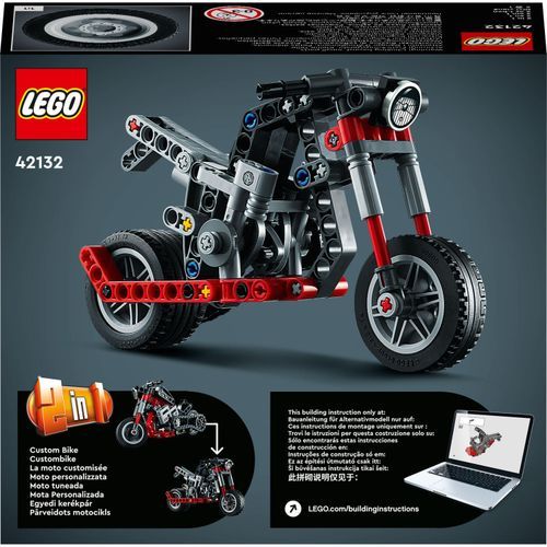 LEGO® Technic™ Motorcycle 42132 Building Kit; 2-in-1 Toy