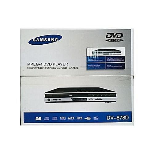 DVD PLAYER DV-878D WITH USB PORT BLACK