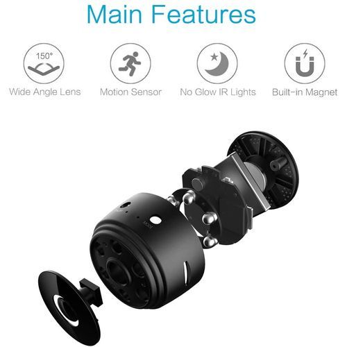 Mini HD 1080P Night Vision Wireless WiFi Spy Hidden Camera