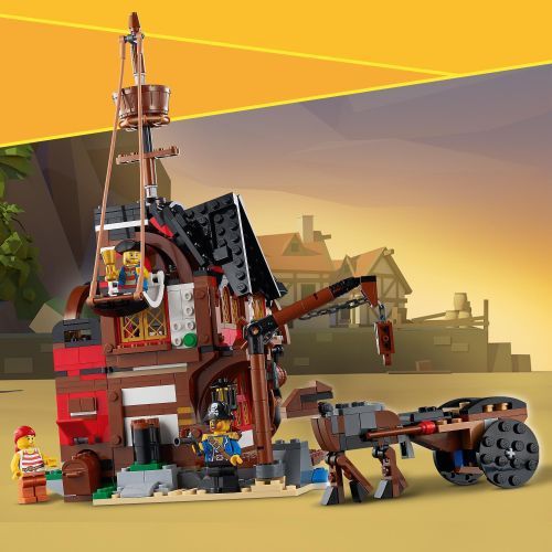 LEGO® Creator 3in1 Pirate Ship 31109, Building Kit, 1,260Pcs