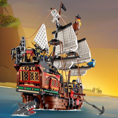 LEGO® Creator 3in1 Pirate Ship 31109, Building Kit, 1,260Pcs
