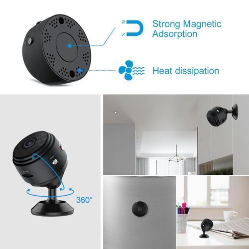 4K Mini WiFi IP Camera Hidden Wireless Night Vision
