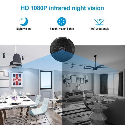 4K Mini WiFi IP Camera Hidden Wireless Night Vision