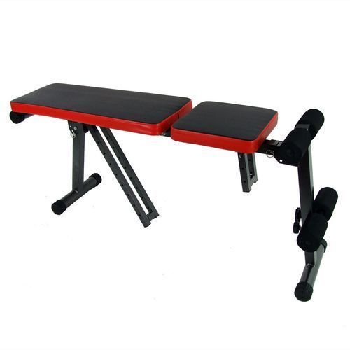 Adjustable Workout Exercise Bench - Black