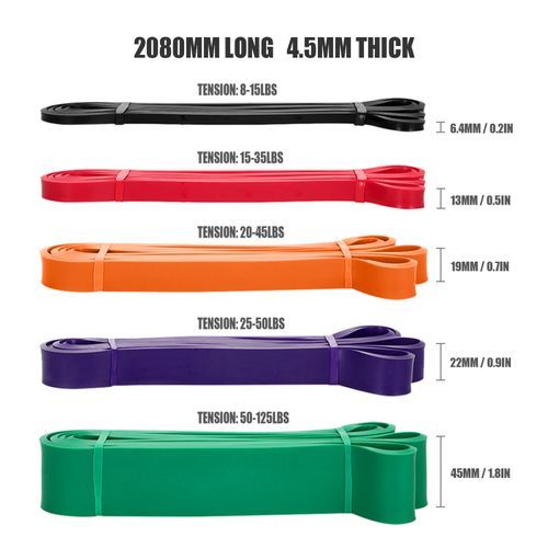 Resistance Loop Band Natural Latex Pull Up Assist Band Home