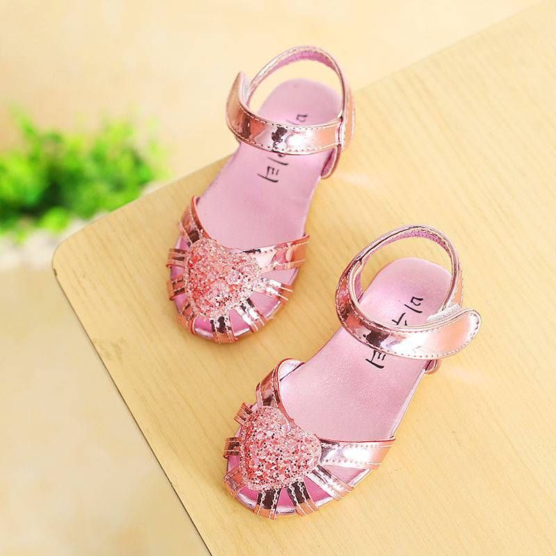 Girls Shoes Sandals Kids Shoes Beach Shoes Rubber Shoes Bling Shining Shoes