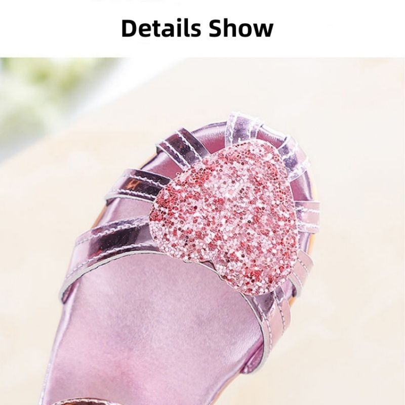 Girls Shoes Sandals Kids Shoes Beach Shoes Rubber Shoes Bling Shining Shoes