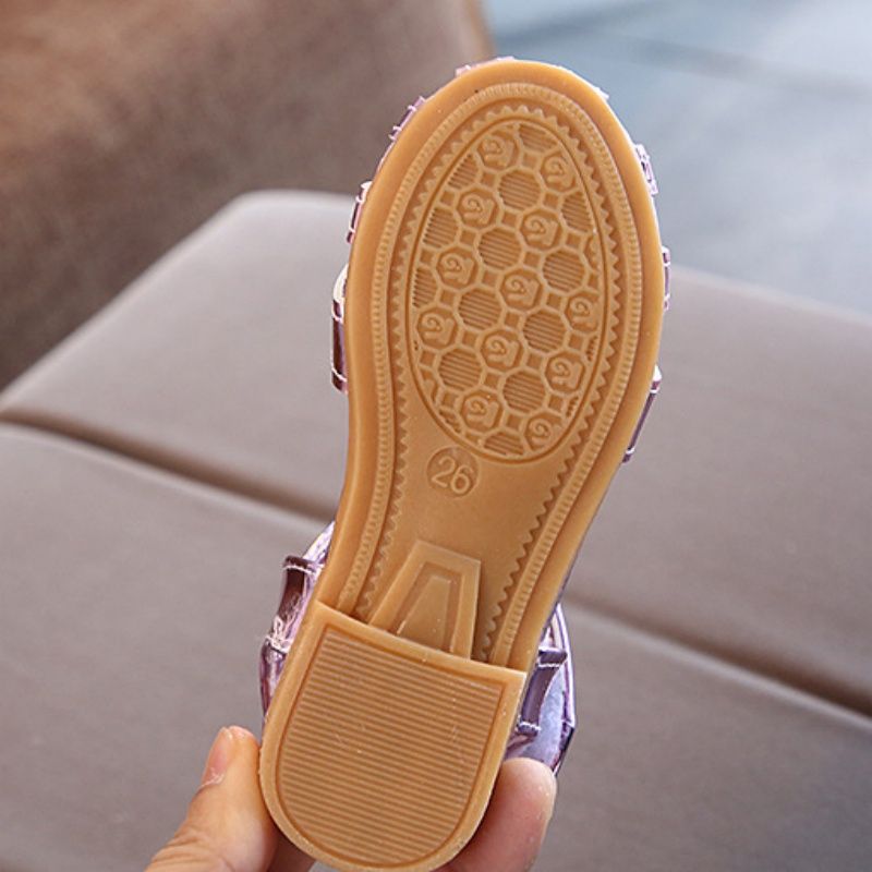 Girls Shoes Sandals Kids Shoes Beach Shoes Rubber Shoes Bling Shining Shoes