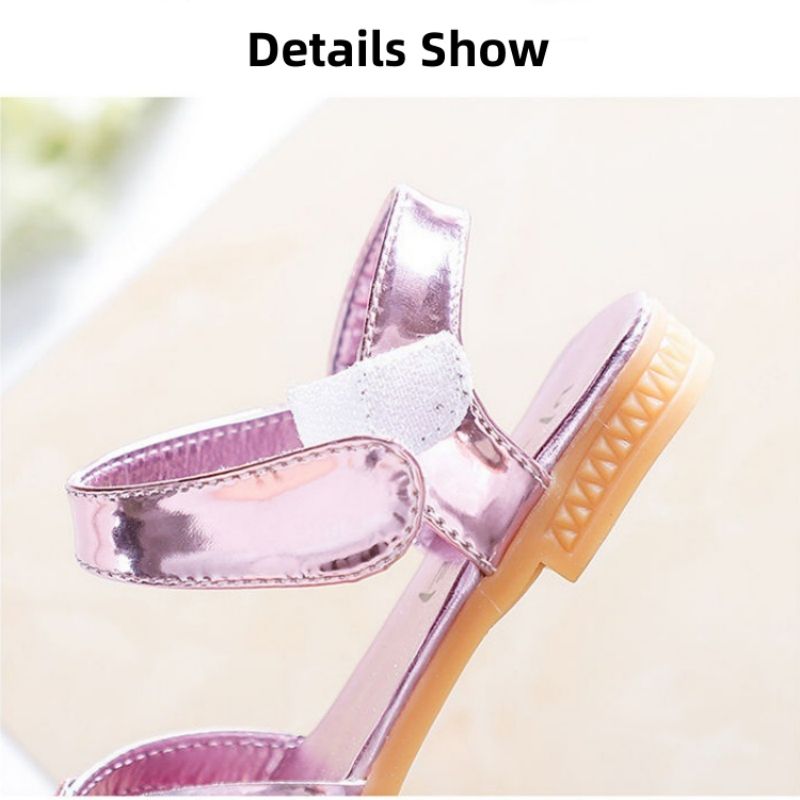 Girls Shoes Sandals Kids Shoes Beach Shoes Rubber Shoes Bling Shining Shoes
