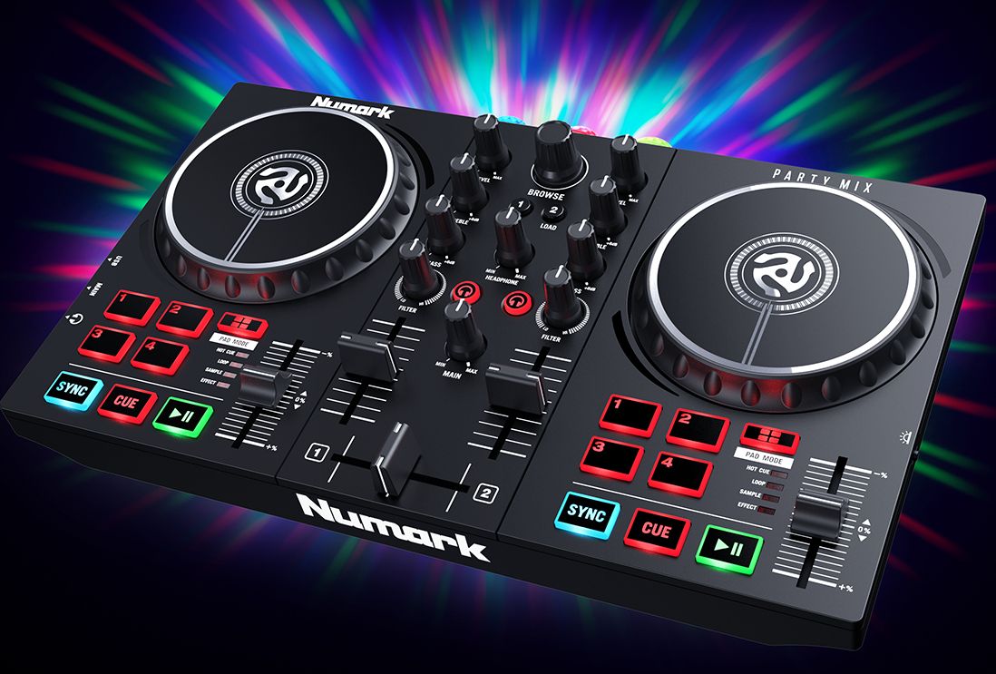 Party Mix 2- Complete DJ Controller Set For Serato DJ With 2 Decks