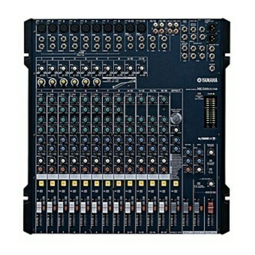 Professional 16-Channel Mixer With USB And Compressor - MG166CX-USB