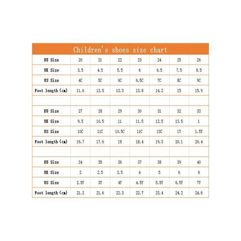 Unisex Children Sneakers Flat Shoes Sports