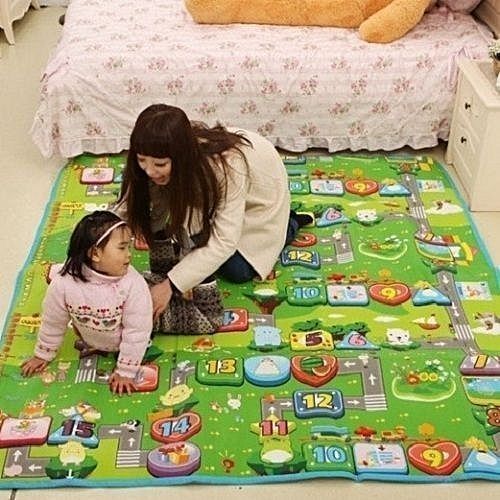 Baby Double Sided Padded Play And Crawling Mat