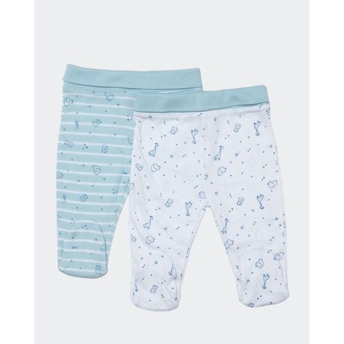 Baby Boy Footed Leggings -2Pieces