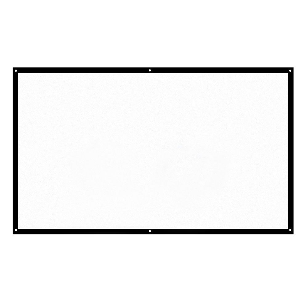 H70 70'' Portable Projector Screen HD 16:9 White Dacron 70 I