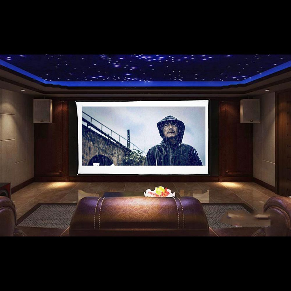 H70 70'' Portable Projector Screen HD 16:9 White Dacron 70 I