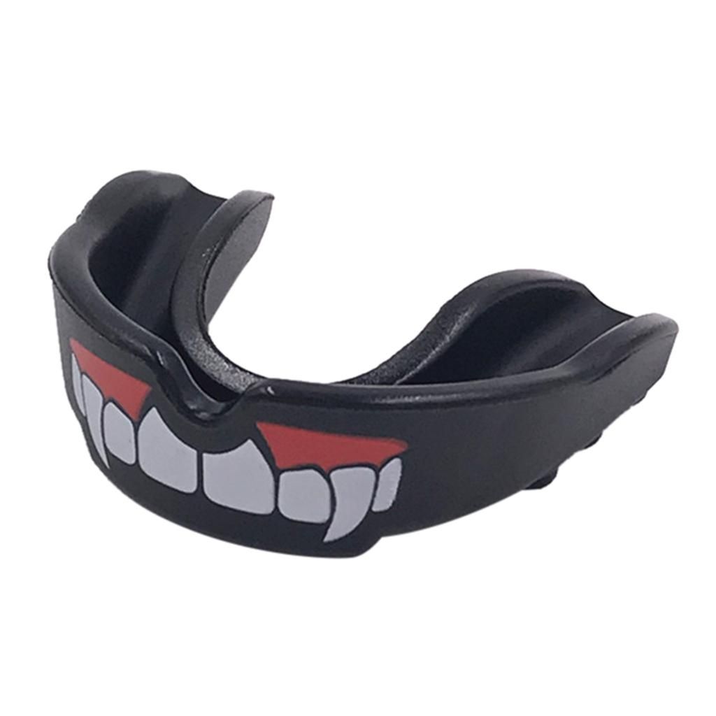 Adults Boxing Mouth Guard Taekwondo MMA Teeth Protector Black
