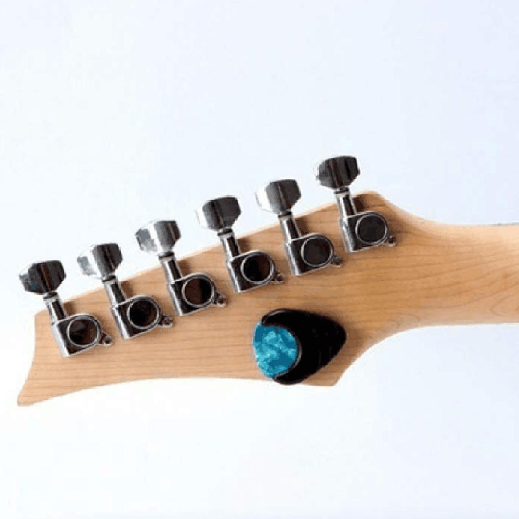 10pcs Guitar Picks & Guitar Pick Holder Easy To Paste On The Guitar