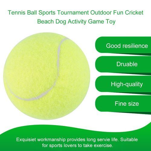 Tennis Ball Sports Tournament Outdoor Fun Cricket Beach Activity Game Toy - Green