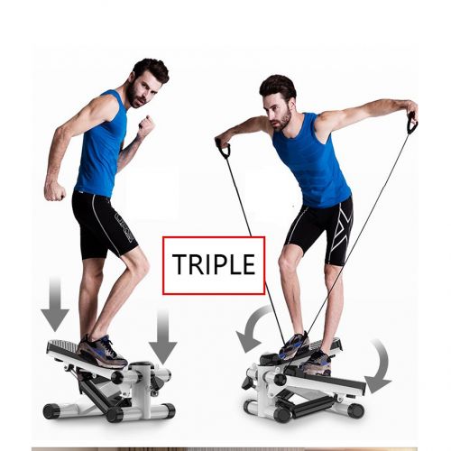 MINI STEPPER WITH RESISTANCE BANDS AND GYM BALL