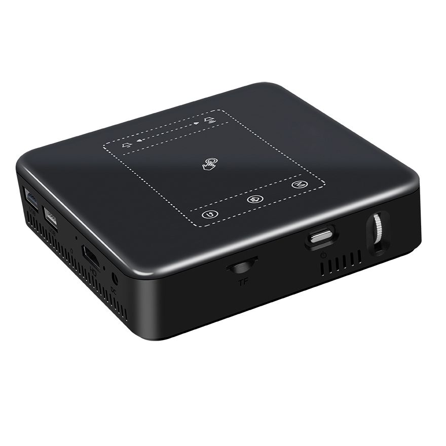 D13 2+16G 854 X 480 Android 7.1.2 Mini Pocket Projector, Support USB / TF / HDMI