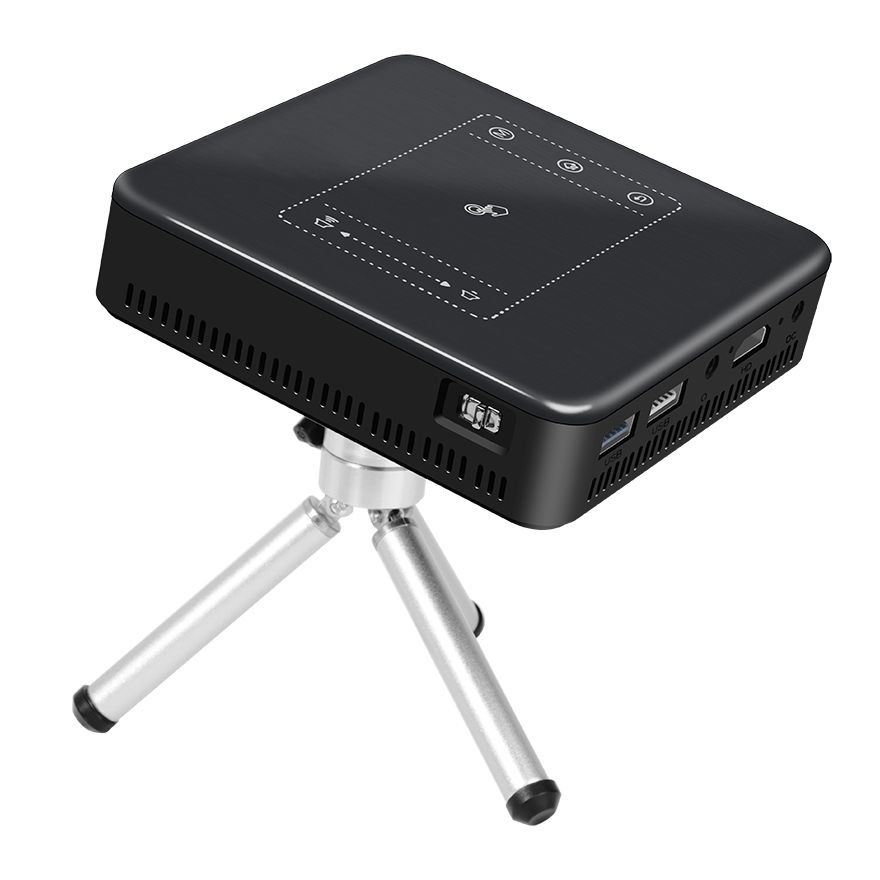 D13 2+16G 854 X 480 Android 7.1.2 Mini Pocket Projector, Support USB / TF / HDMI