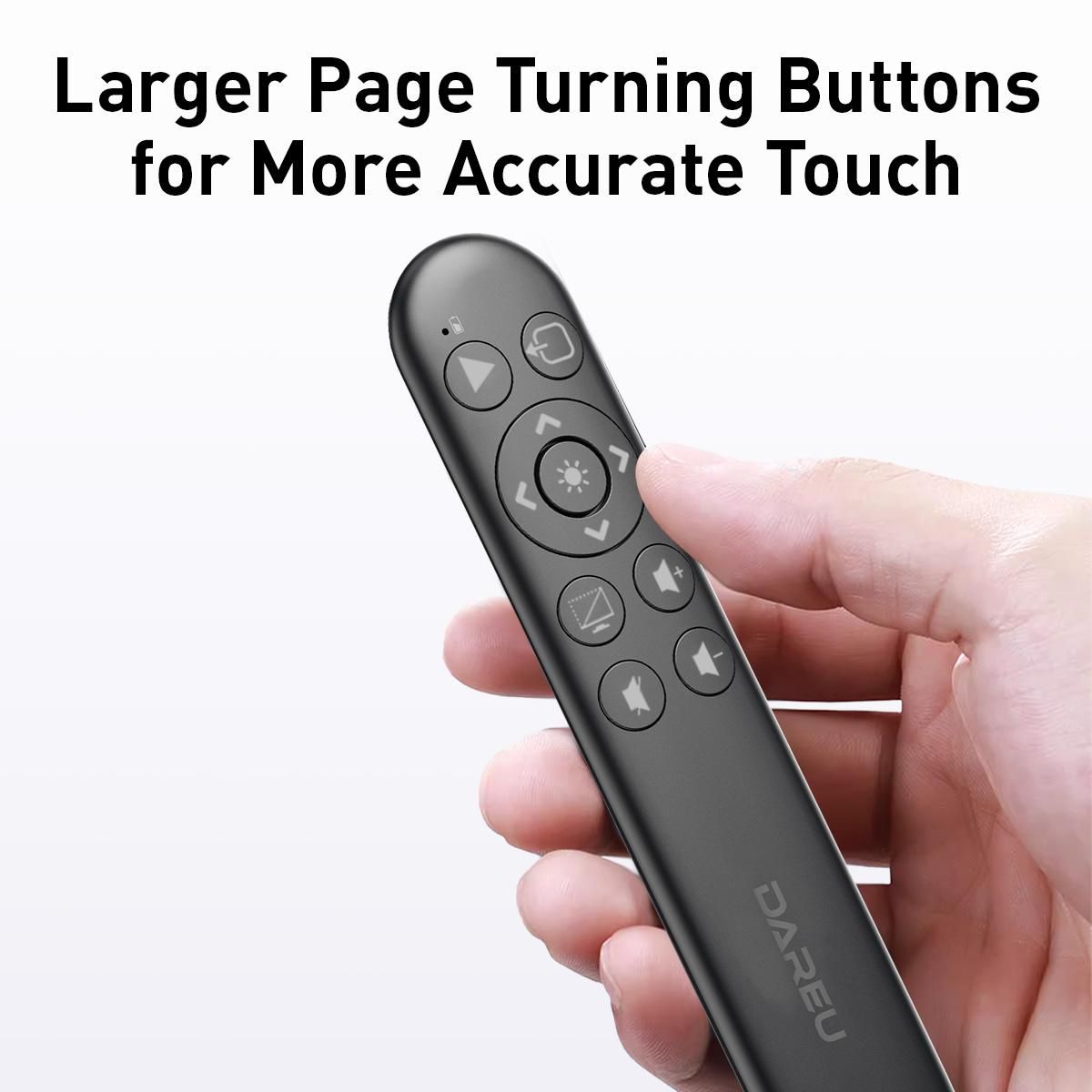 DAREU Wireless Presenter PPT Page Turner USB Pointer with Remote Control Infrared Presenter Pen For Projector Powerpoint Slide