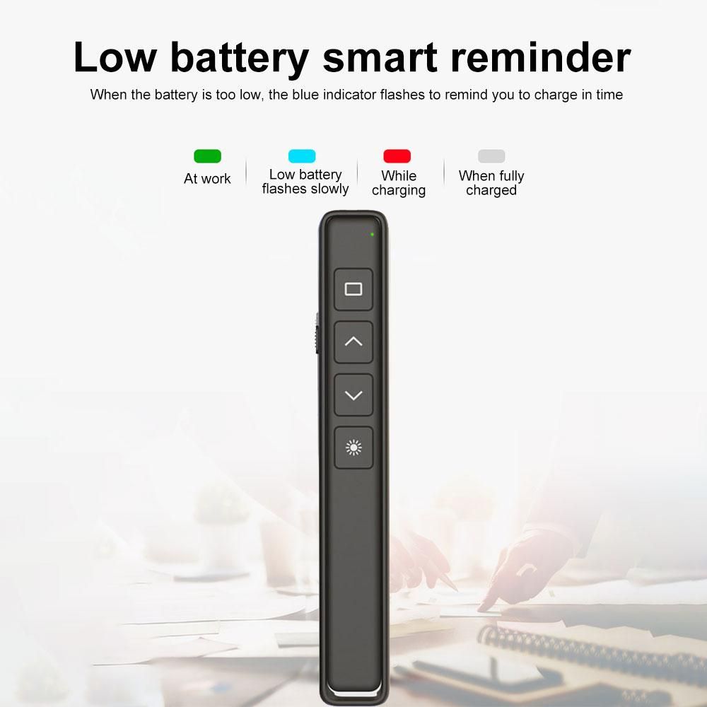 2.4GHz RF Wireless Presenter Remote Controller USB Pointer For Projector Powerpoint Slide PPT Page Turner
