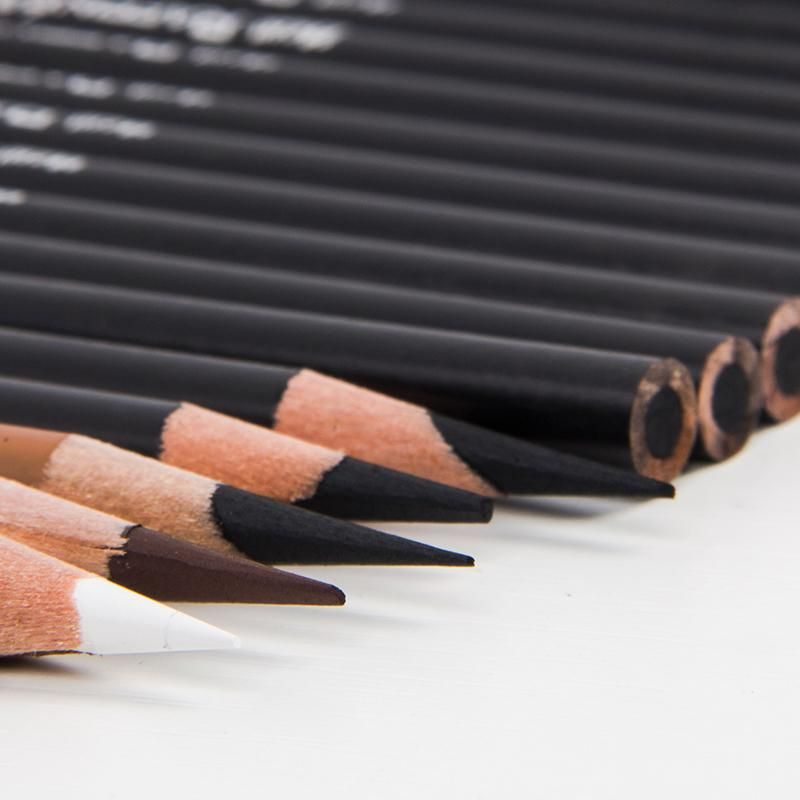 3pcs Marco art supplies charcoal sketching pencils art pencils  graphite alot Soft-medium-hard charcoal pen high-gloss white