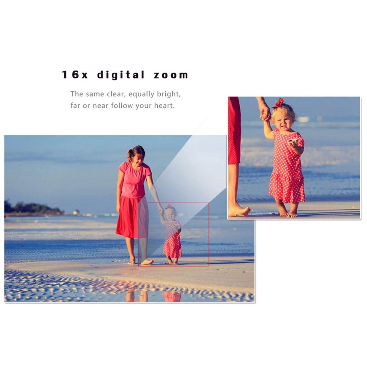 LEBAIQI 24 Megapixels 16X Zoom Full HD 1920*1080P Digital Video Camcorder Portable 270 Degree Rotation Touch Screen Camera With Nightshot Function. Remote Control And A Stereo Microphone DVR104H