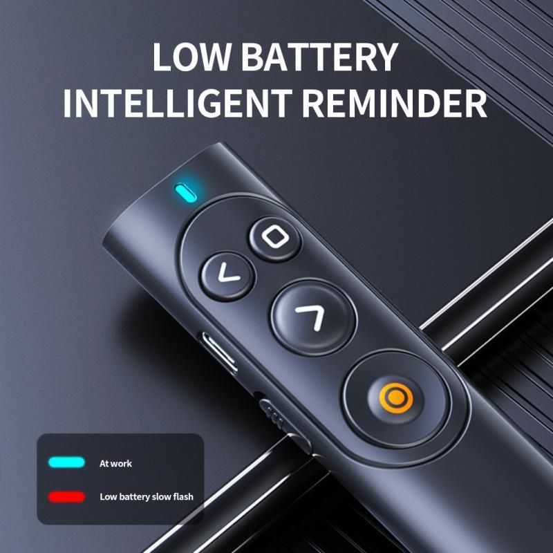2.4ghz Wireless Presenter Remote Control Electronic Accessories Multi-function Ppt Page-turning Remote Control Pen Type-c Socket