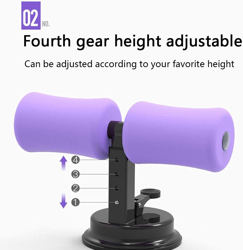 Adjustable Sit Up Bar With Self Suction For Exercise
