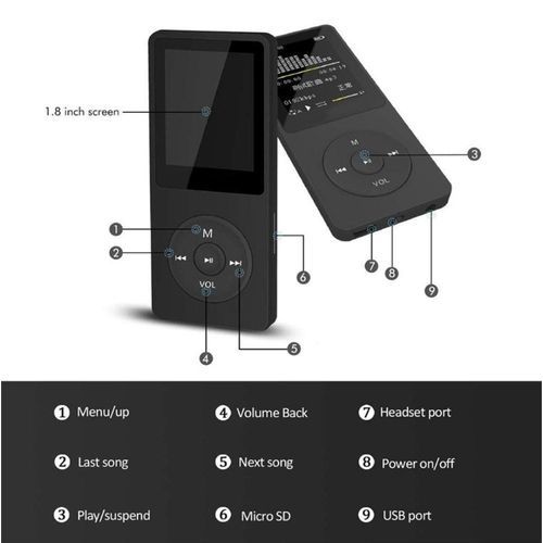 Mini Hifi Mp3 Mp4 Player - 8GB