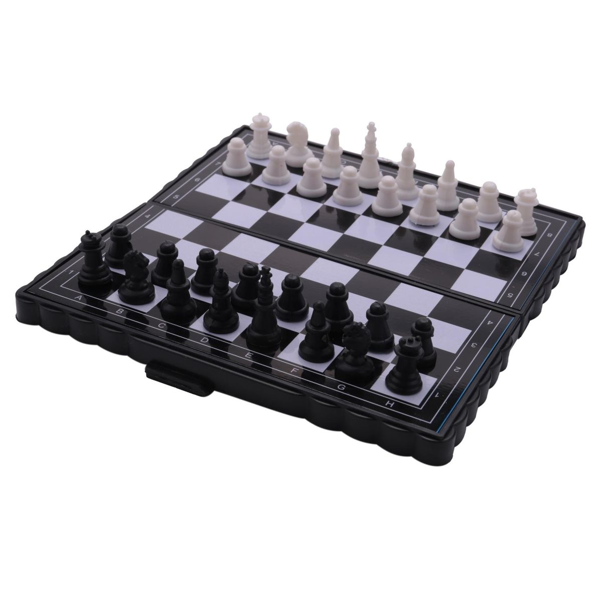 5x5 Inch Chess Portable Plastic Folding Board With Magnetic Chess Game Mini Chess Set Puzzle Party Family Event