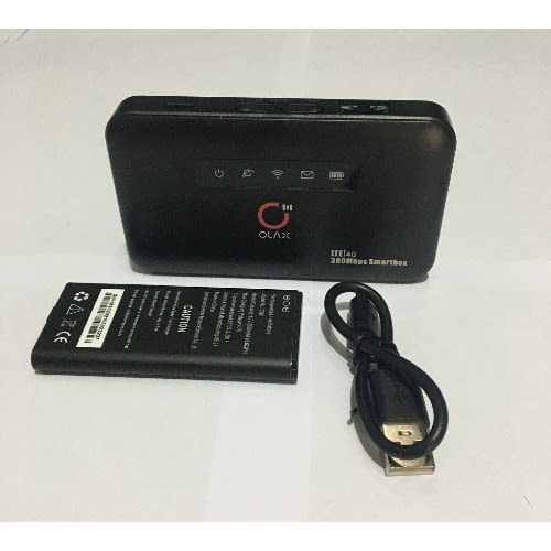 4G LTE-Advanced Mobile WiFi With 300Mbps Speed -  LAN Port & 10Hours - 2600mAh