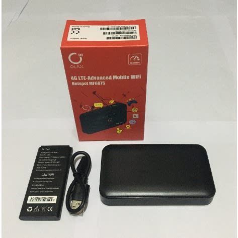 4G LTE-Advanced Mobile WiFi With 300Mbps Speed -  LAN Port & 10Hours - 2600mAh