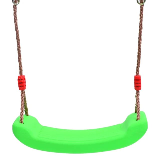 Kids Outdoor Swing Set Seat With Rope