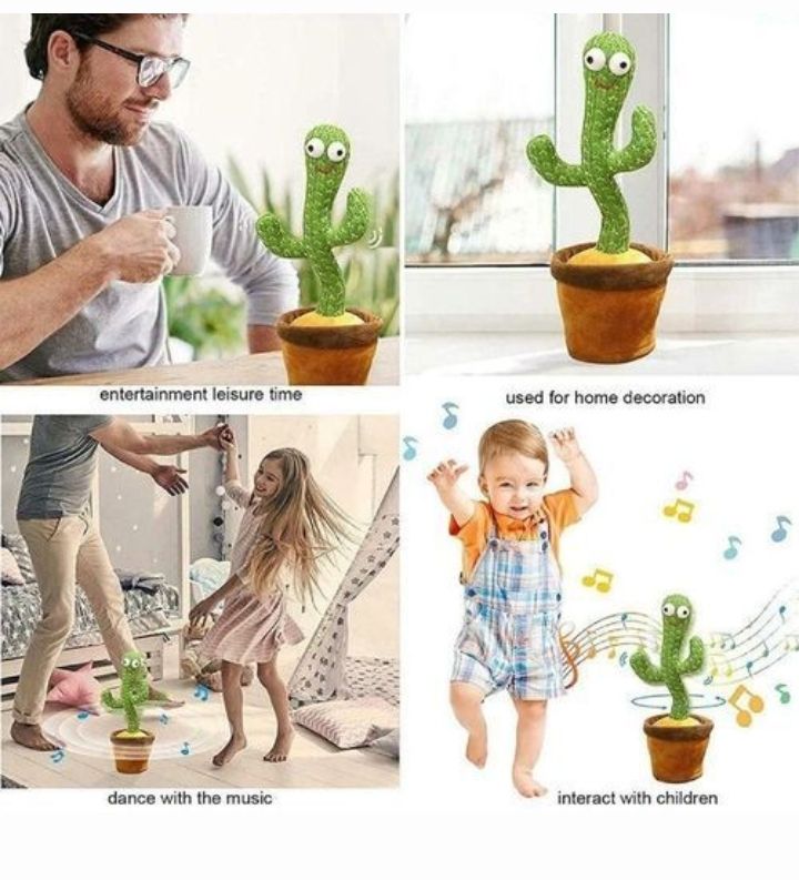 Cactus Plush Toy Dancing Singing