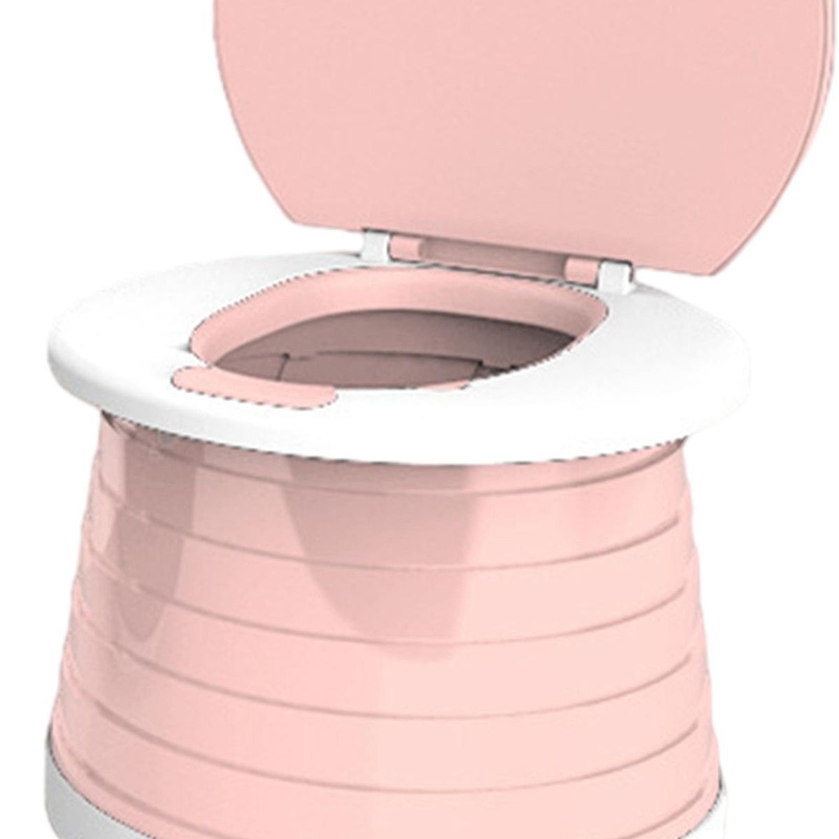 Travel Children Folding Toilet Seat Toddler Baby Potty Pink
