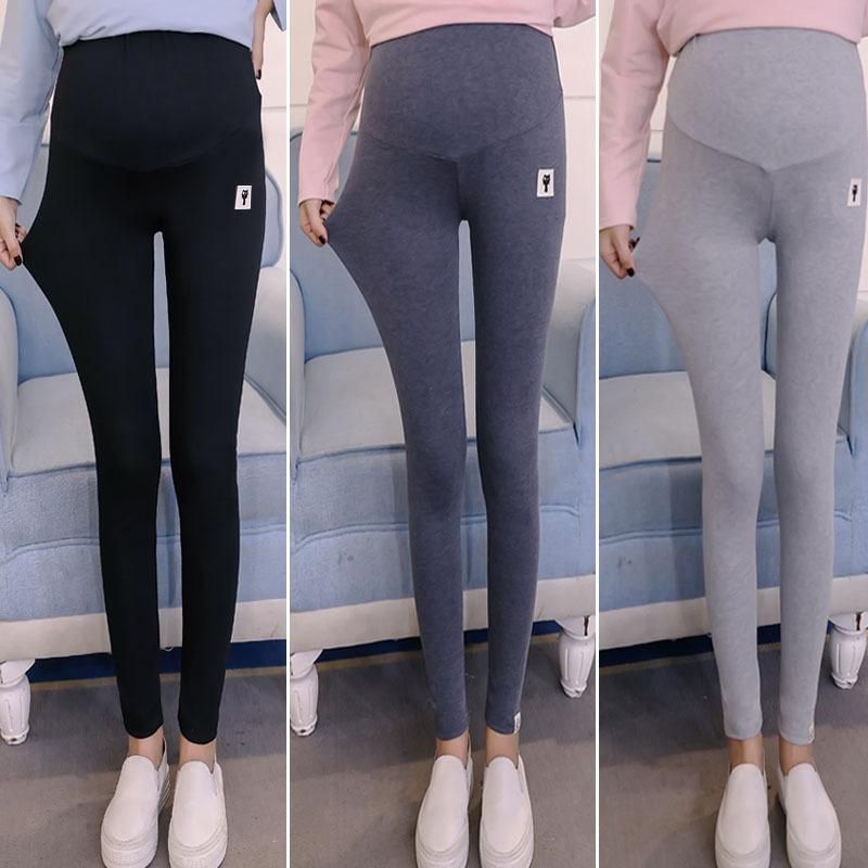 Spot Pregnant Women Leggings Spring and Summer Thin Pregnant Women Leggings Cropped Ankle Tight Pencil Maternity Pants Real Price
