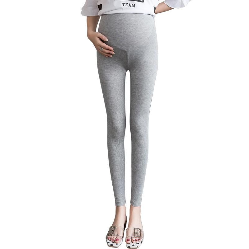 Spot Pregnant Women Leggings Spring and Summer Thin Pregnant Women Leggings Cropped Ankle Tight Pencil Maternity Pants Real Price