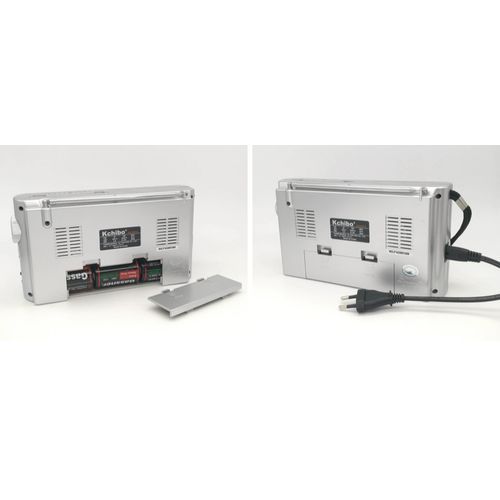 Kchibo FM/MW/SW Digital 12 Band Multiband Portable Radio With Alarm Clock.