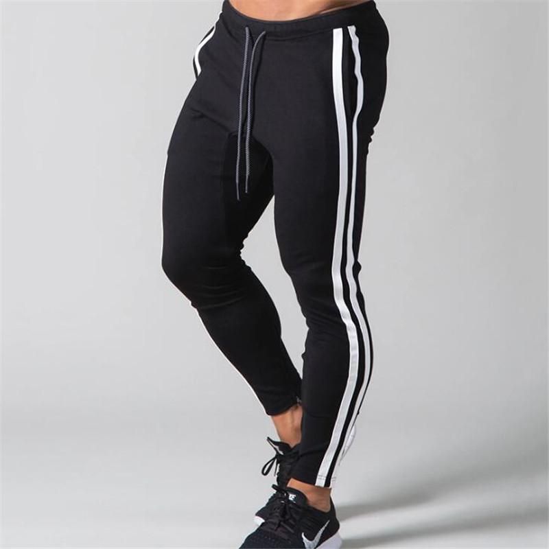 Sport Informal Pants for Mens Sportswear Black Jogging tight pants